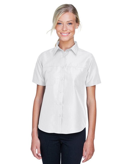 Custom Ladies' Performance Staff Shirt – Lightweight & Breathable SOYT Printing Company Small White