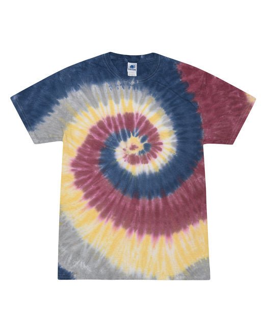Custom Rainbow Spiral Tie-Dye T-Shirt – Bright & One-of-a-Kind Tie-Dye