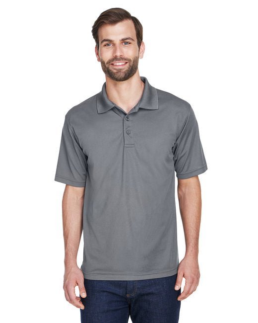 UltraClub Men's Cool & Dry Mesh Piqué Polo – Moisture-Wicking & UV Protection Ultra Club