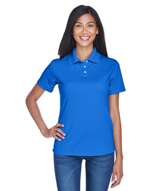 UltraClub Ladies' Cool & Dry Stain-Release Performance Polo Ultra Club Small Royal Blue