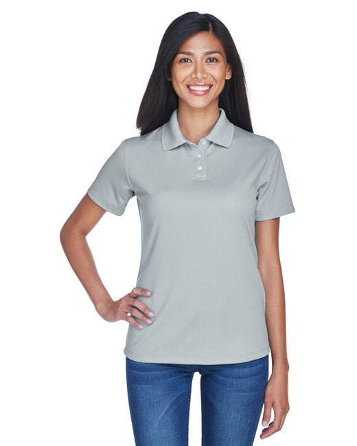 UltraClub Ladies' Cool & Dry Stain-Release Performance Polo Ultra Club Small Silver