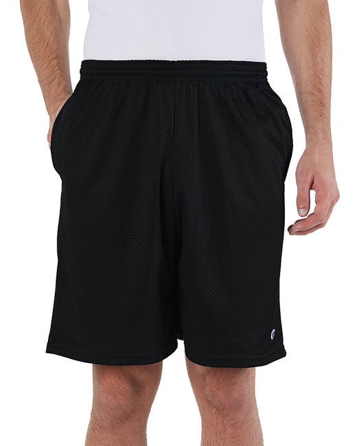 Custom Mesh Shorts with Pockets – 9-Inch Inseam & Athletic Fit Shorts Champion Small Black