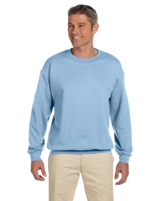 Custom Heavy Blend Fleece Crew – Durable & Eco-Friendly Sweater Gildan Small Light Blue