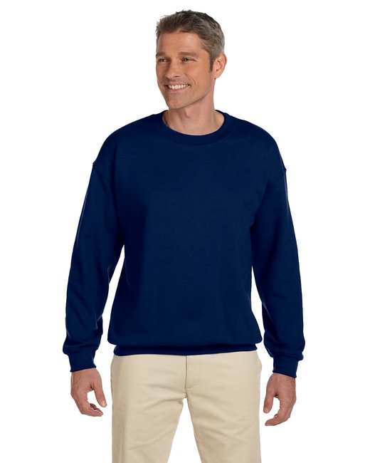 Custom Heavy Blend Fleece Crew – Durable & Eco-Friendly Sweater Gildan Small Navy Blue