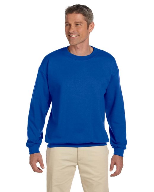 Custom Heavy Blend Fleece Crew – Durable & Eco-Friendly Sweater Gildan Small Royal Blue