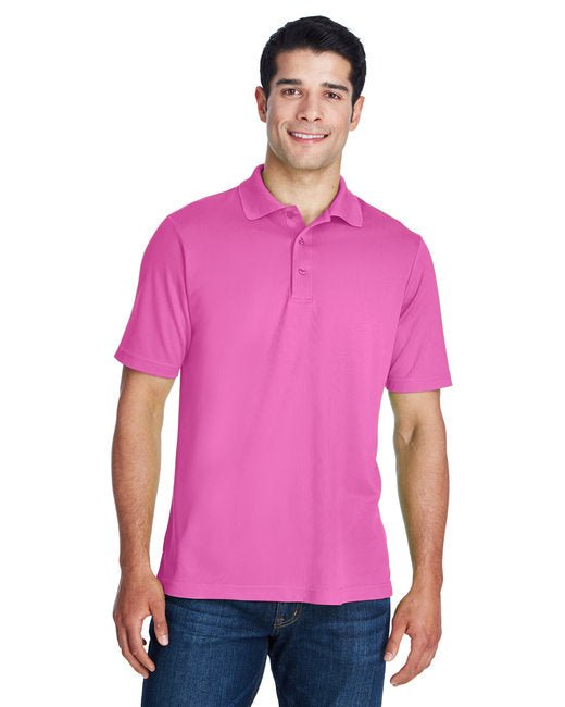 Customizable Unisex Performance Piqué Polo – Moisture-Wicking and UV Protection Polo Core 365 Small Charity Pink