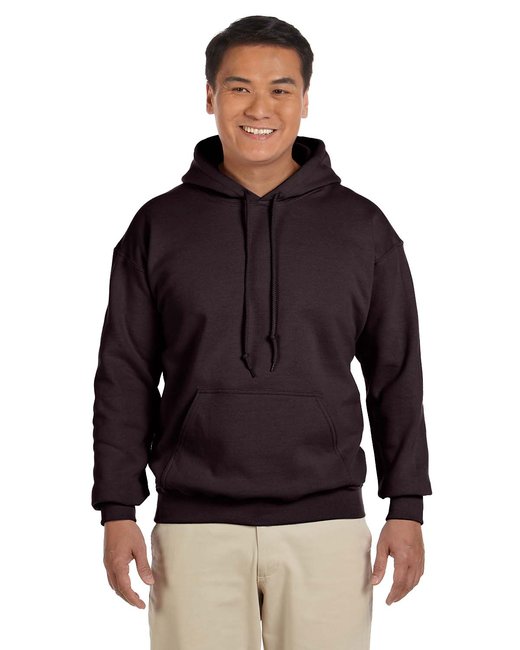 Custom Heavy Blend Hooded Sweatshirt – Durable & Sustainable Hoodie Gildan Small Choclate Brown