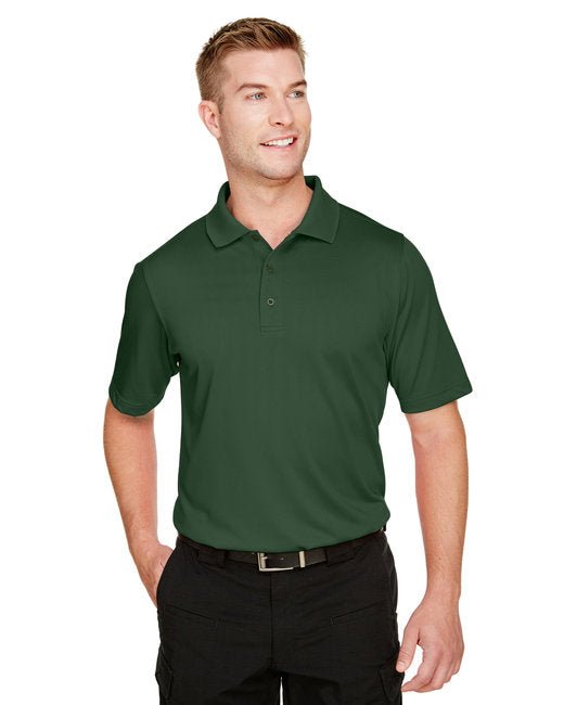 Harriton Men’s Advantage Snag Protection Plus Polo Harriton Small Dark Green