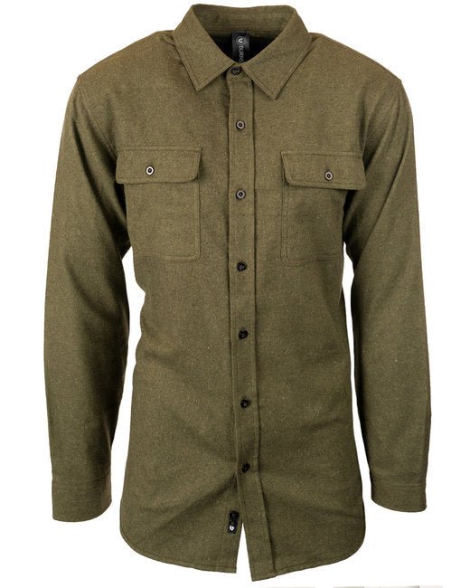 Custom Solid Flannel Shirt – Classic Design & Durable Fabric SOYT Printing Company Small Army