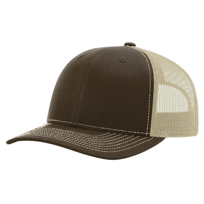 Custom 112 Richardson Trucker Snapback – Mid-Profile Mesh Cap for Embroidery or Branding Trucker Hat Richardson