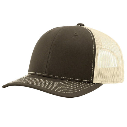 Custom 112 Richardson Trucker Snapback – Mid-Profile Mesh Cap for Embroidery or Branding Trucker Hat Richardson