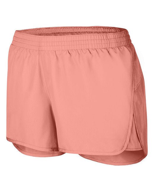 Custom Ladies' Athletic Shorts – Junior Fit & 3.5-Inch Inseam Shorts Agusta Sports Wear X-Small Coral