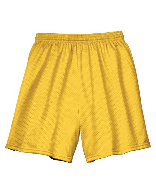 Custom Mesh Shorts – 7-Inch Inseam, Moisture-Wicking Performance SOYT Printing Company X-Small Gold