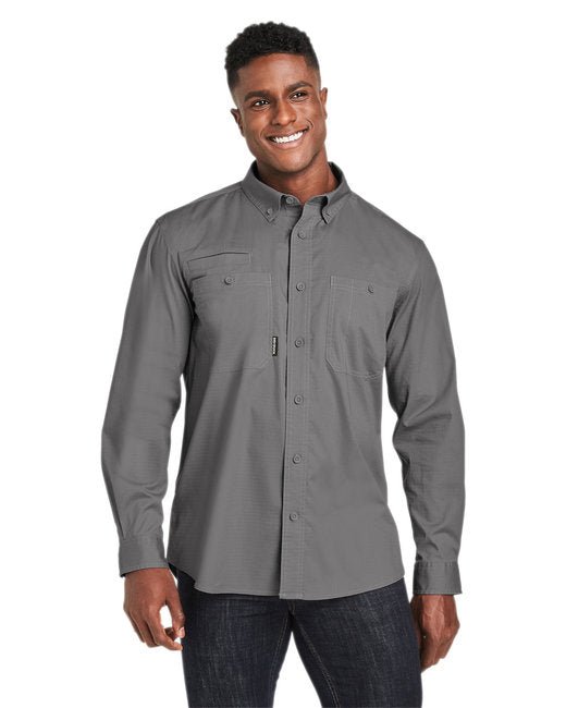 Custom Craftsman Woven Shirt – Durable & Stretchable Design SOYT Printing Company Small Gunmetal