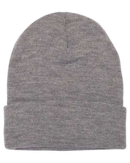 Custom Cuffed Knit Beanie – Soft Acrylic Knit, Embroidery-Ready Beanie YP CLASSICS