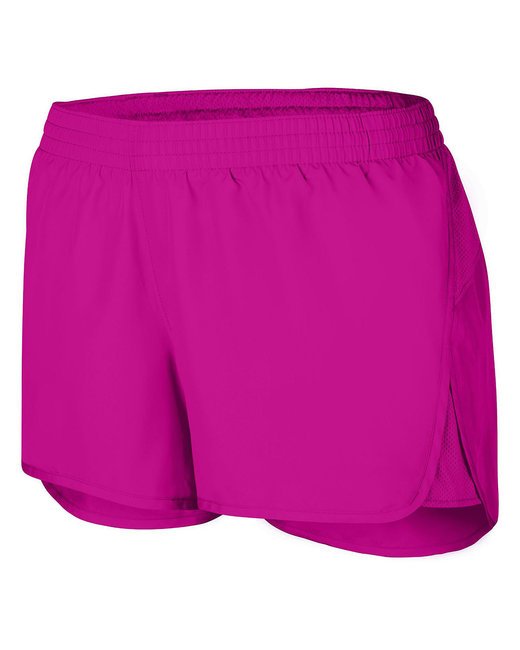 Custom Ladies' Athletic Shorts – Junior Fit & 3.5-Inch Inseam Shorts Agusta Sports Wear X-Small Power Pink