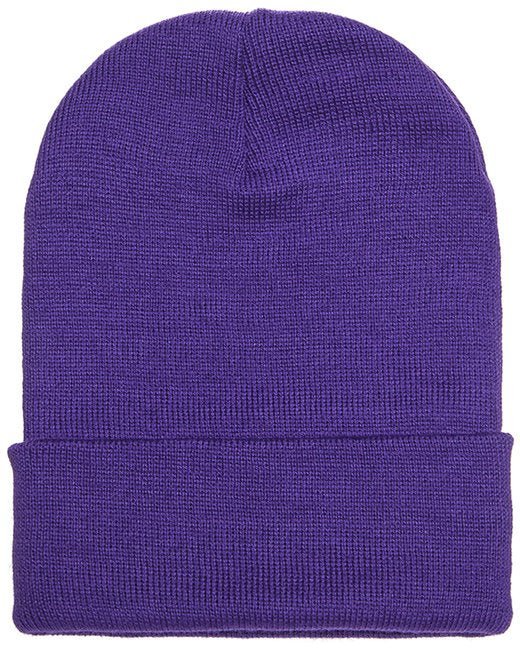 Custom Cuffed Knit Beanie – Soft Acrylic Knit, Embroidery-Ready Beanie YP CLASSICS