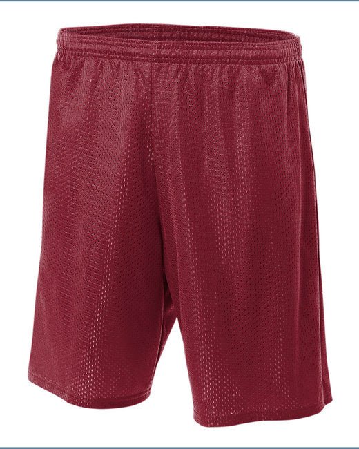 Custom Mesh Shorts – 7-Inch Inseam, Moisture-Wicking Performance SOYT Printing Company X-Small Cardinal Red