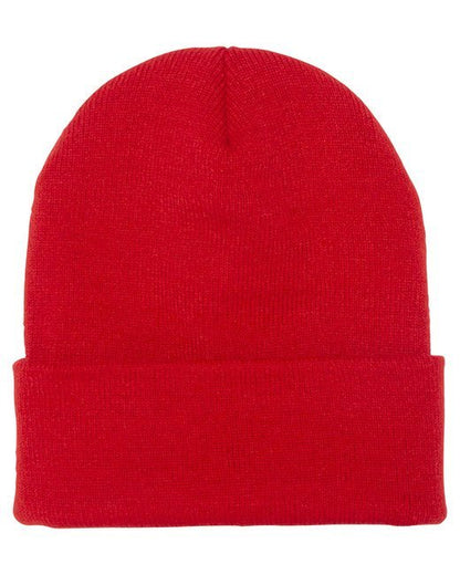 Custom Cuffed Knit Beanie – Soft Acrylic Knit, Embroidery-Ready Beanie YP CLASSICS