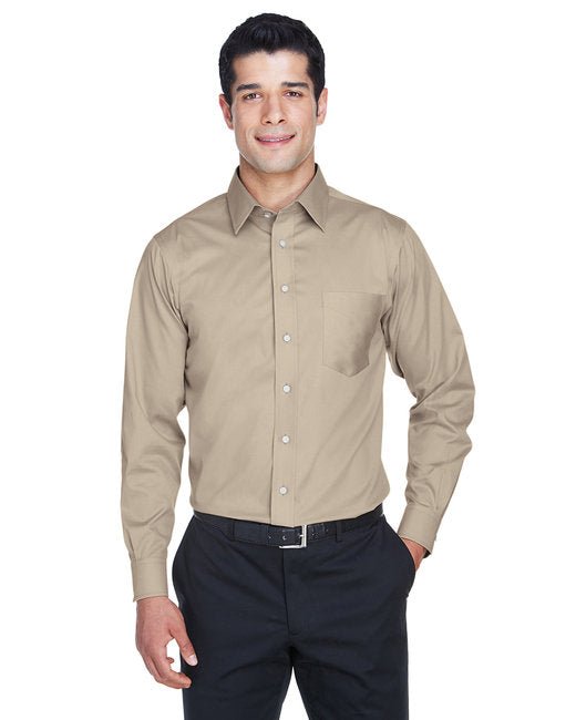 Custom Stretch Twill Shirt – Non-Iron, Stain-Release & Active Fit SOYT Printing Company Small Stone