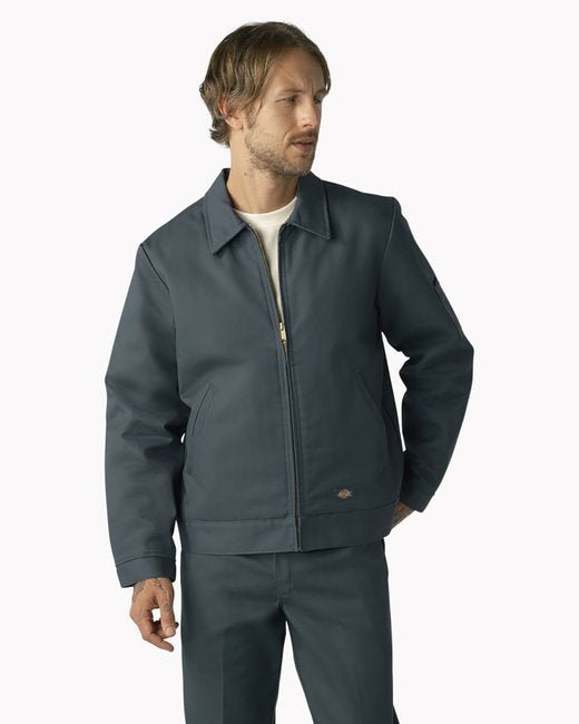 Dickies Men's Lined Eisenhower Jacket – Durable, Water-Repellent Workwear Dickies Small Airforce Blue