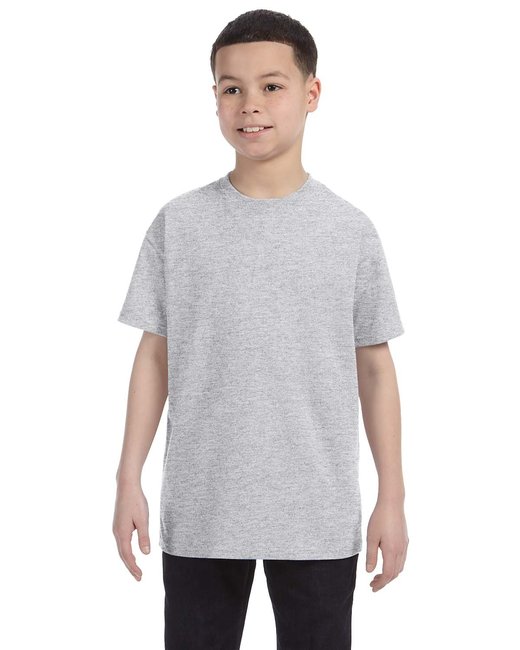 Custom Youth DRI-POWER® T-Shirt – Moisture-Wicking & Durable Jerzees X-Small Ash