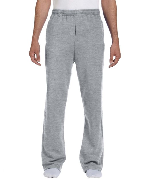 Jerzees Adult NuBlend® Open-Bottom Fleece Sweatpant – Comfortable, Durable, and Custom-Ready Jerzees Small Athlethic Heather