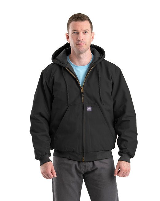 Berne Men's Heritage Hooded Jacket – Durable, Insulated, and Water-Repellent Berne Small Bllack