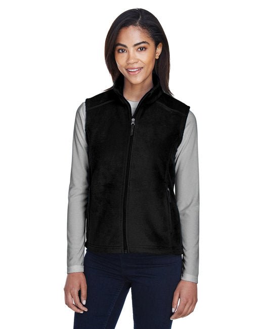 CORE365 Ladies' Journey Fleece Vest – Warm, Durable, and Functional Core365 X-Small Black