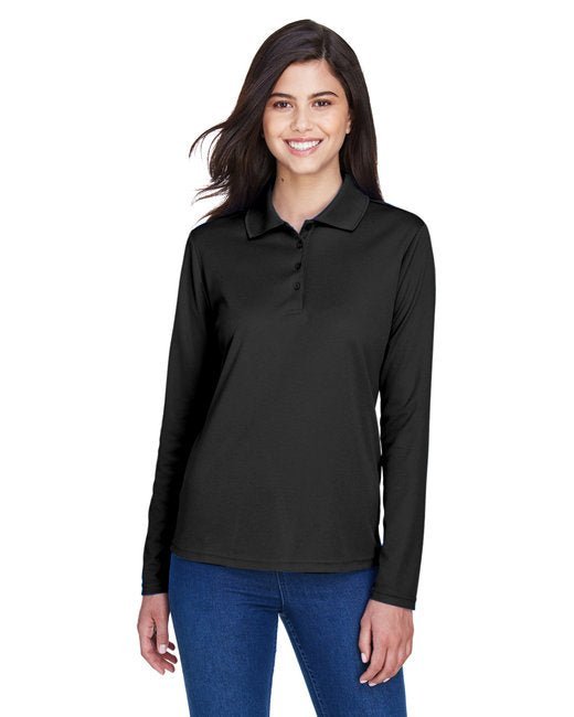 CORE365 Ladies' Pinnacle Performance Long-Sleeve Piqué Polo Core365