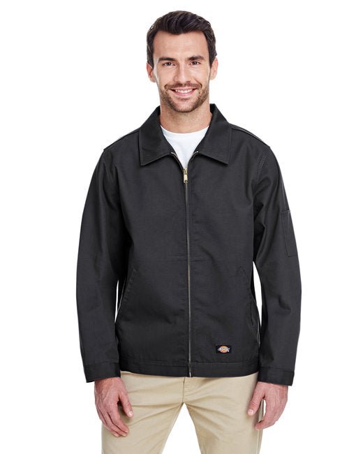 Dickies Men's Unlined Eisenhower Jacket – Durable Workwear Essential Dickies Small Black