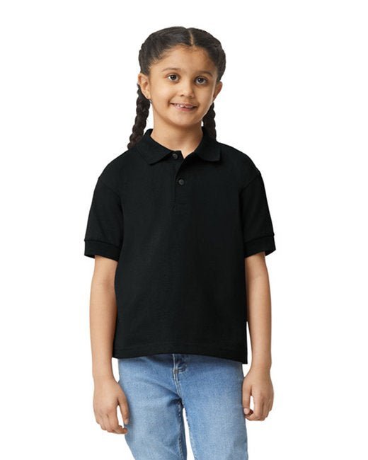 Gildan Youth Jersey Polo with Moisture-Wicking DryBlend® Fabric Gildan