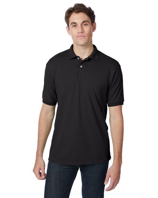 Hanes Adult EcoSmart® Jersey Knit Polo Hanes