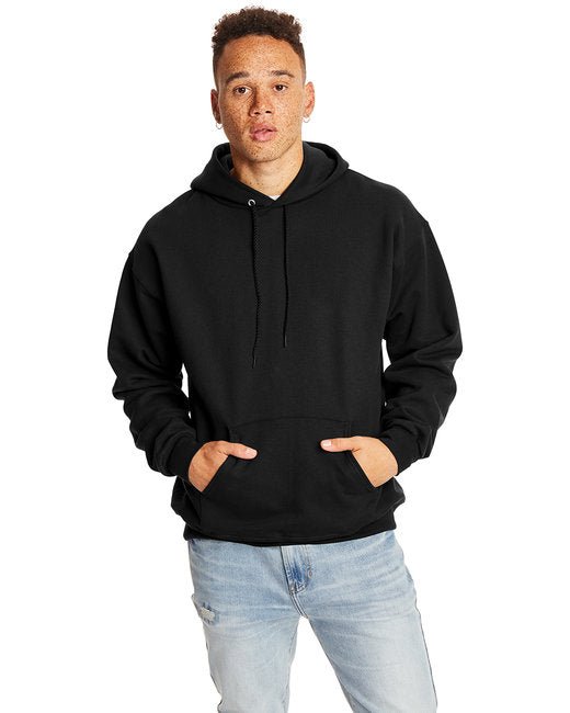 Hanes Adult Ultimate Cotton® Pullover Hooded Sweatshirt – Durable, Warm, and Comfortable Hanes Small Black