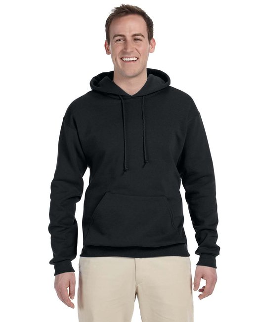 Jerzees Adult NuBlend® Fleece Pullover Hooded Sweatshirt – Soft, Durable, and Eco-Friendly Jerzees Small Black