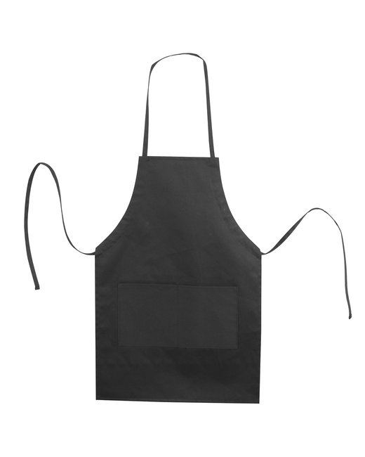 Custom Butcher Style Apron – Heavyweight Cotton Twill & Dual Pockets SOYT Printing Company Black