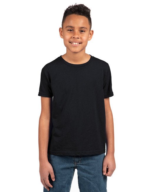 Custom Youth CVC Crew T-Shirt – Comfortable, Durable & Sustainable SOYT Printing Company X-Small Black