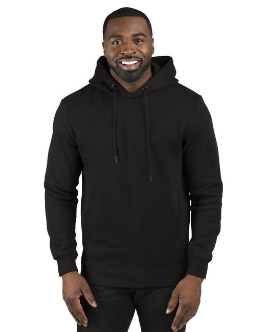 Threadfast Apparel Unisex Ultimate Fleece Pullover Hoodie – Sustainable, Stylish, and Comfortable Threadfast X-Small Black