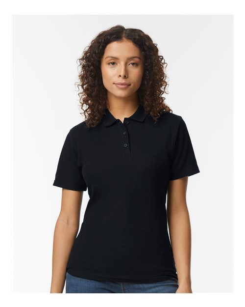 Softstyle® Women’s Pique Polo - Gildan | Comfortable, Semi-Fitted, and Embroidery-Ready Gildan