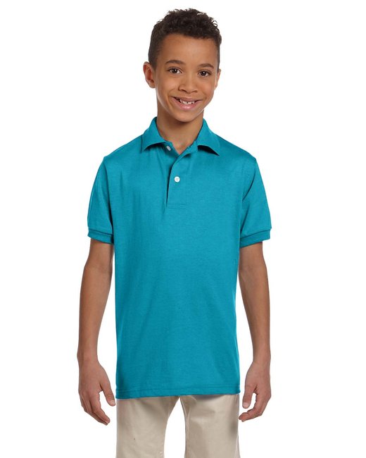 Jerzees Youth SpotShield™ Stain-Resistant Jersey Polo Jerzees
