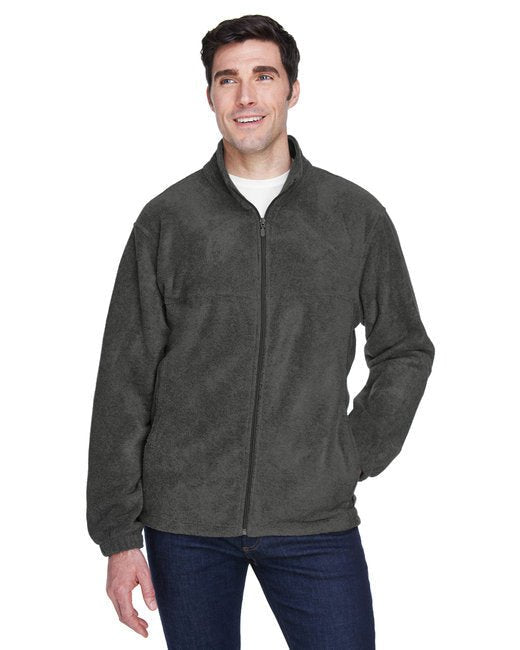 Custom Harriton Men’s Full-Zip Fleece – Durable & Stylish Outerwear Sweater Harriton Small Charcoal