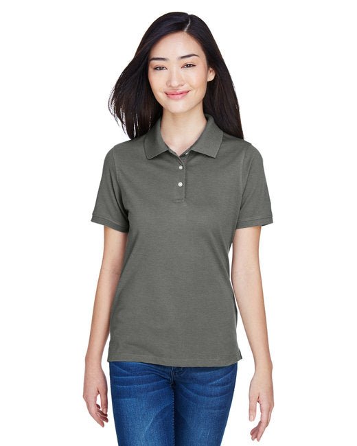 Harriton Ladies' Easy Blend™ Wrinkle-Resistant Polo Harriton