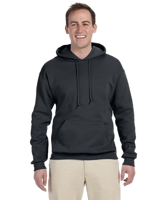 Jerzees Adult NuBlend® Fleece Pullover Hooded Sweatshirt – Soft, Durable, and Eco-Friendly Jerzees Small Charcoal Grey