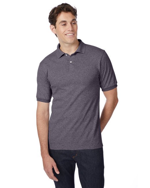 Hanes Adult EcoSmart® Jersey Knit Polo Hanes