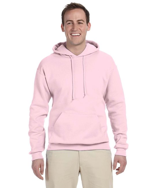 Jerzees Adult NuBlend® Fleece Pullover Hooded Sweatshirt – Soft, Durable, and Eco-Friendly Jerzees Small Classic Pink