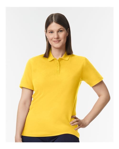 Softstyle® Women’s Pique Polo - Gildan | Comfortable, Semi-Fitted, and Embroidery-Ready Gildan