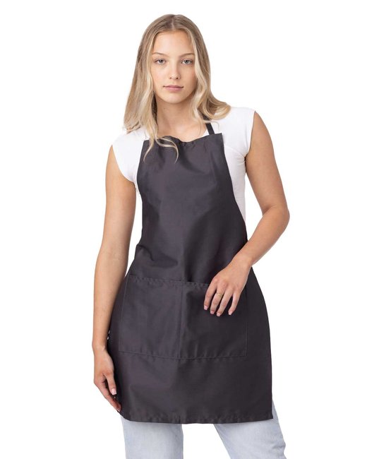 Custom Two-Pocket Apron – Adjustable Ties & 30-Inch Length SOYT Printing Company Dark Charcoal