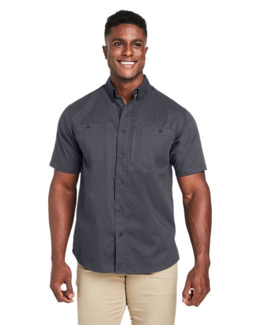 Custom Short-Sleeve Work Shirt – Durable, Wrinkle-Resistant, & Professional SOYT Printing Company Small Dark Charcoal