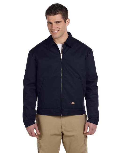 Dickies Men's Lined Eisenhower Jacket – Durable, Water-Repellent Workwear Dickies Small Dark Navy