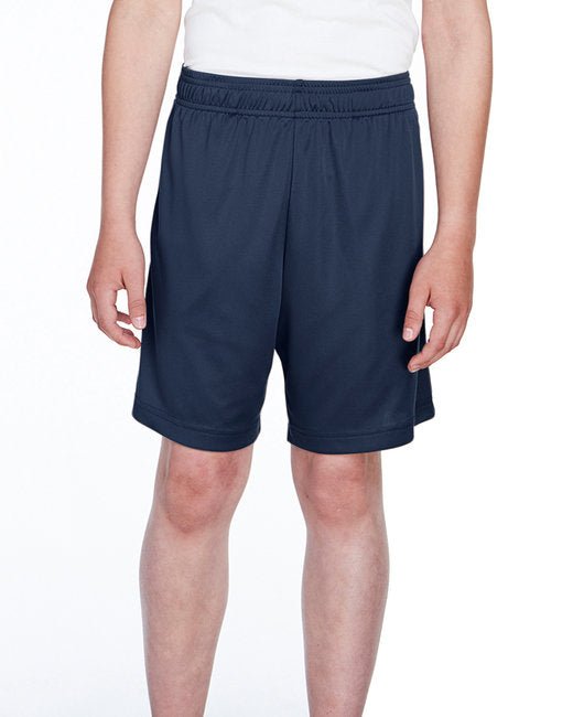 Custom Youth Performance Shorts – 7-Inch Inseam & Moisture-Wicking Shorts Team 365 Small Dark Navy